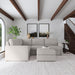 Flex 4-Seat Sectional with Narrow Arm and Ottoman - Dow Furniture (ME)
