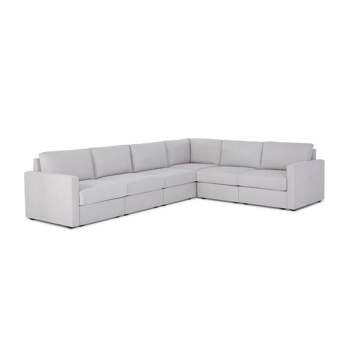 Flex 6-Seat Sectional with Standard Arm - 5000003532 - Dow Furniture (ME)