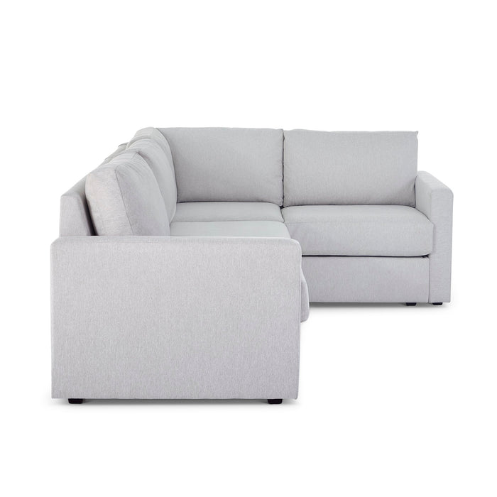 Flex 4-Seat Sectional with Standard Arm - 5000003546 - Dow Furniture (ME)