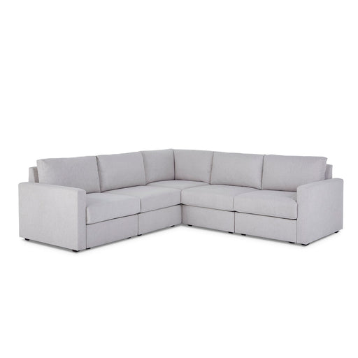 Flex 5-Seat Sectional with Standard Arm - 5000003528 - Dow Furniture (ME)