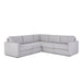 Flex 5-Seat Sectional with Standard Arm - 5000003528 - Dow Furniture (ME)