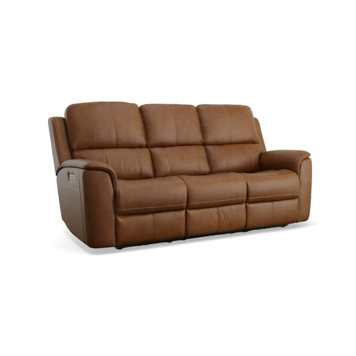 Flexsteel Henry Power Reclining Sofa 1041-62PH at Dow Furniture in Waldoboro Maine - Front View