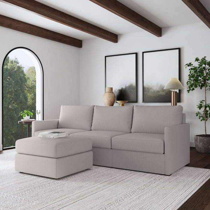 Flex Sofa with Narrow Arm and Ottoman - Dow Furniture (ME)