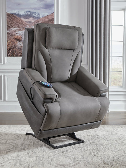 4Z-Peaceful Pause Power Lift Recliner - Dow Furniture (ME)