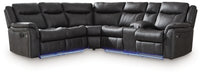 Sultan Meadow Reclining Sectional - Dow Furniture (ME)