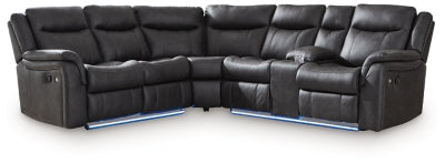 Sultan Meadow Reclining Sectional - Dow Furniture (ME)