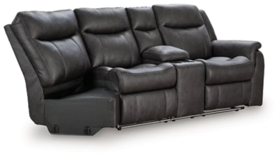 Sultan Meadow Reclining Sectional - Dow Furniture (ME)