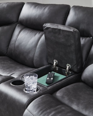 Sultan Meadow Reclining Sectional - Dow Furniture (ME)