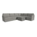 Flex 6-Seat Sectional with Narrow Arm and Storage Ottoman - 5000003380 - Dow Furniture (ME)