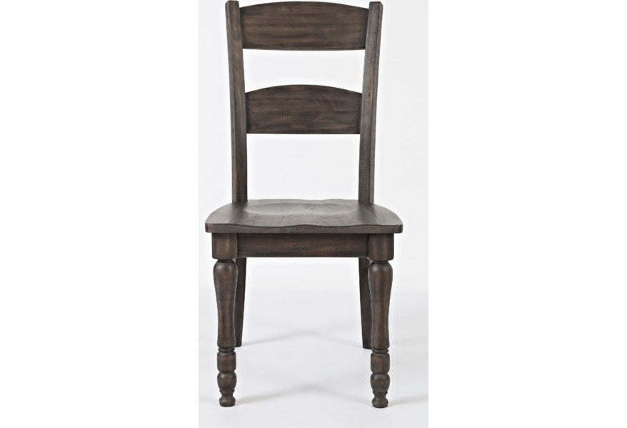 Jofran Madison County Ladderback Dining Chair in Barnwood (Set of 2)