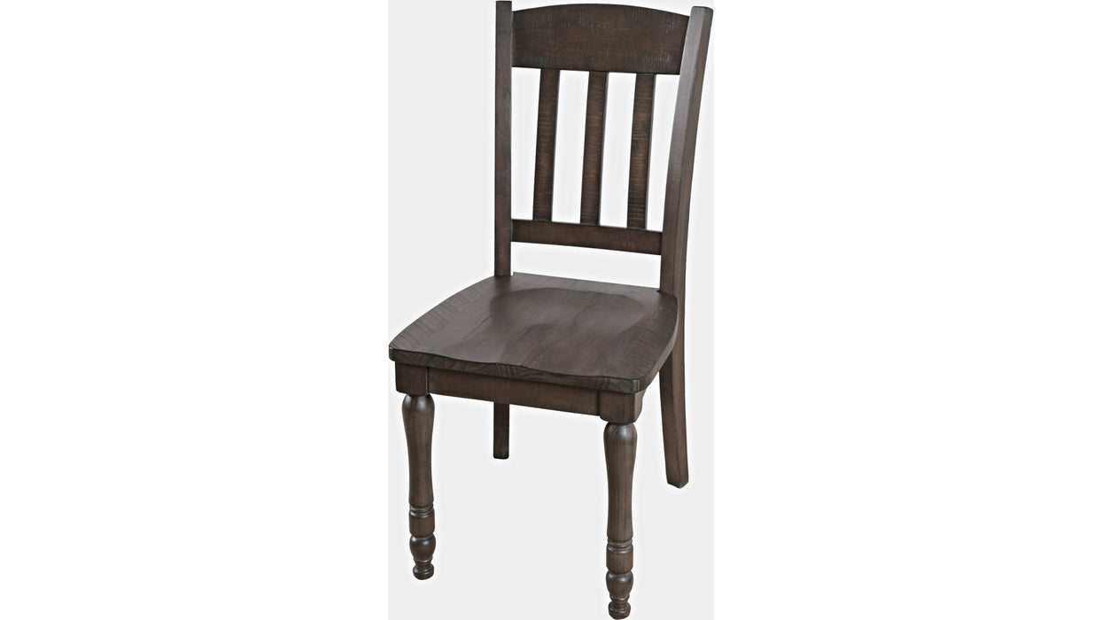 Jofran Madison County Slatback Dining Chair in Barnwood (Set of 2)