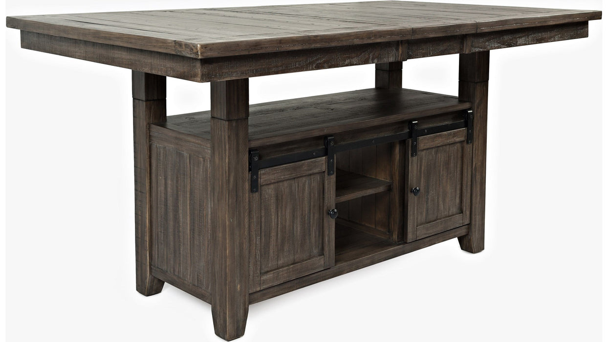 Jofran Madison County High/Low Dining Table in Barnwood