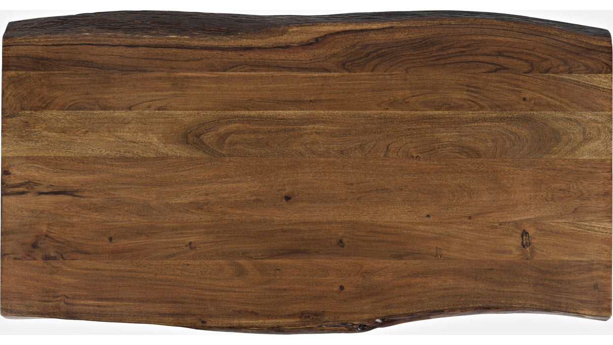 Jofran Nature's Edge 52" Live Edge Counter Height Table in Light Chestnut