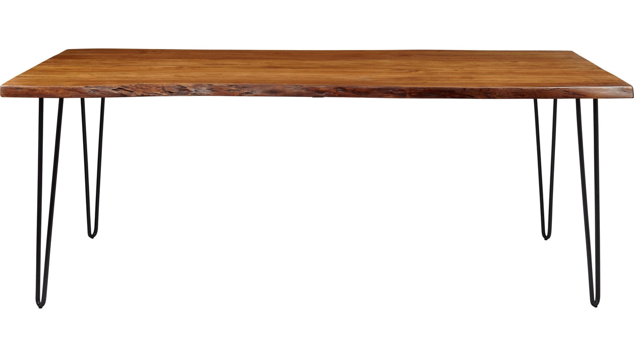 Jofran Nature's Edge 79" Dining Table in Light Chestnut