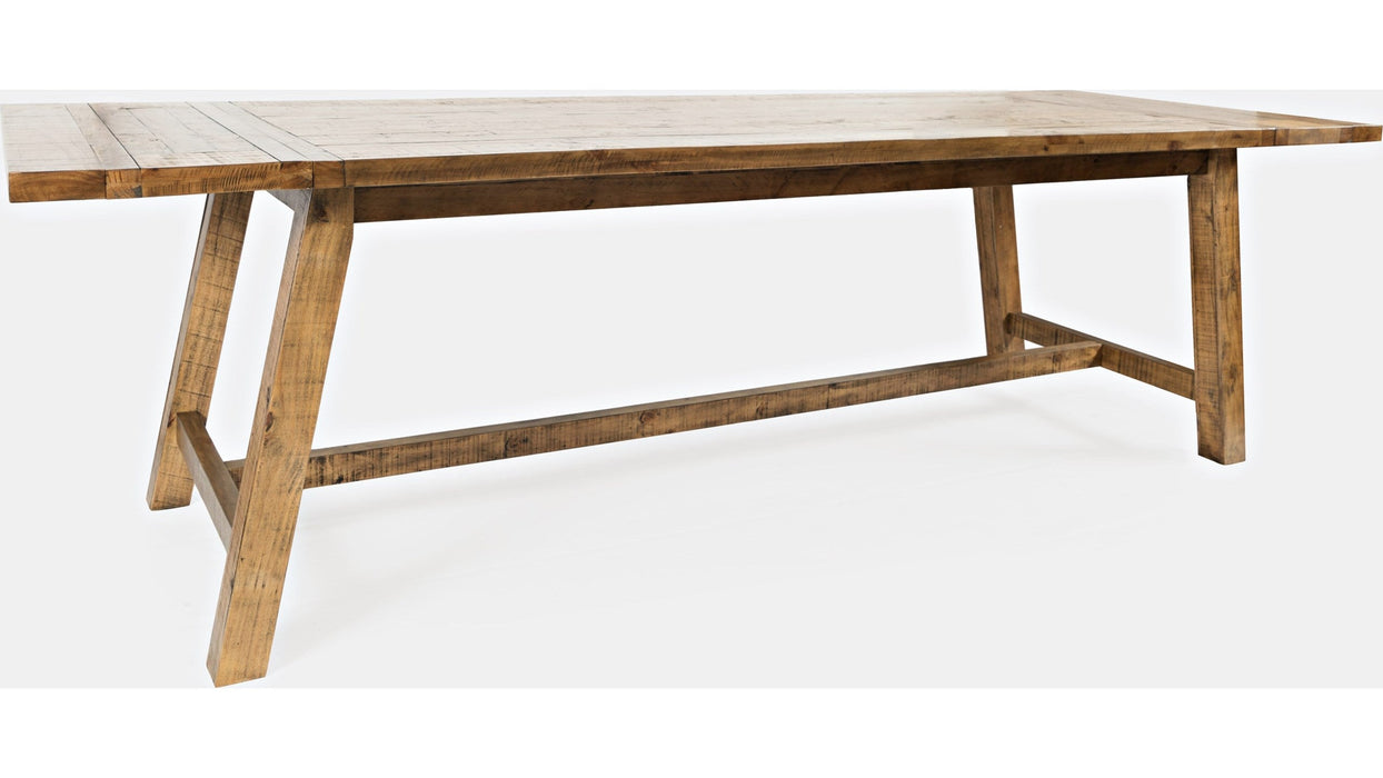 Jofran Telluride Counter Height Trestle Table in Natural