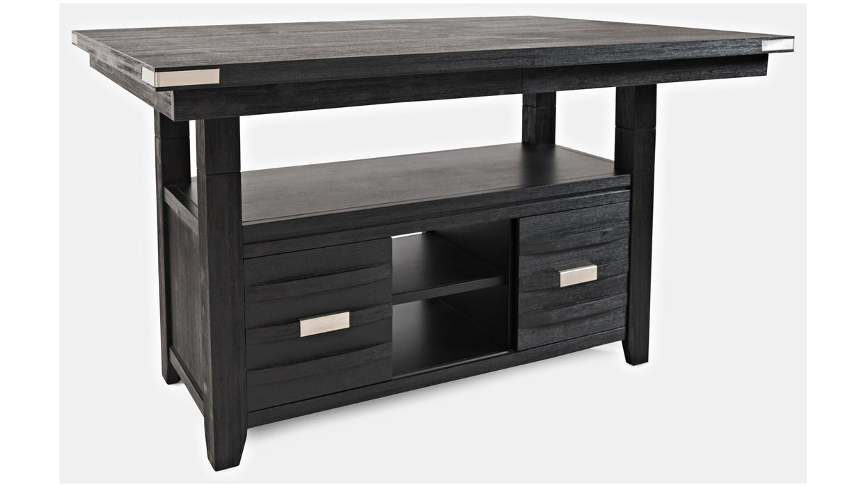 Jofran Altamonte Counter Height Dining Table in Dark Charcoal