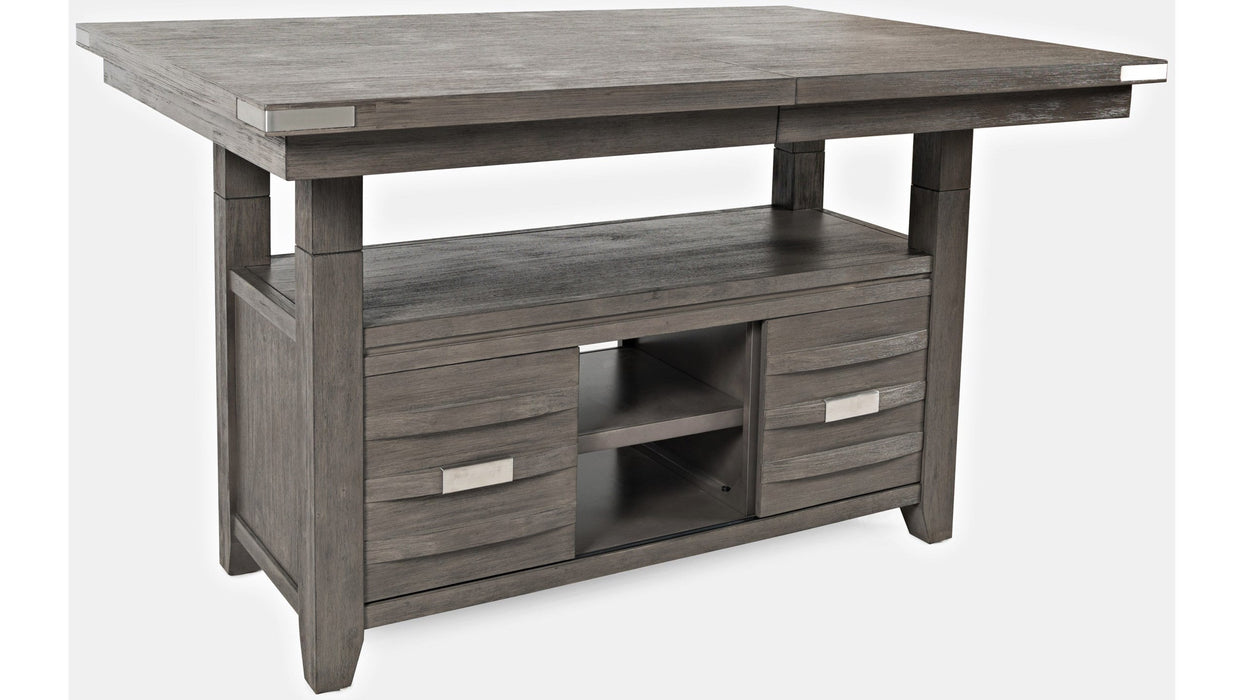 Jofran Altamonte Counter Height Dining Table in Brushed Grey