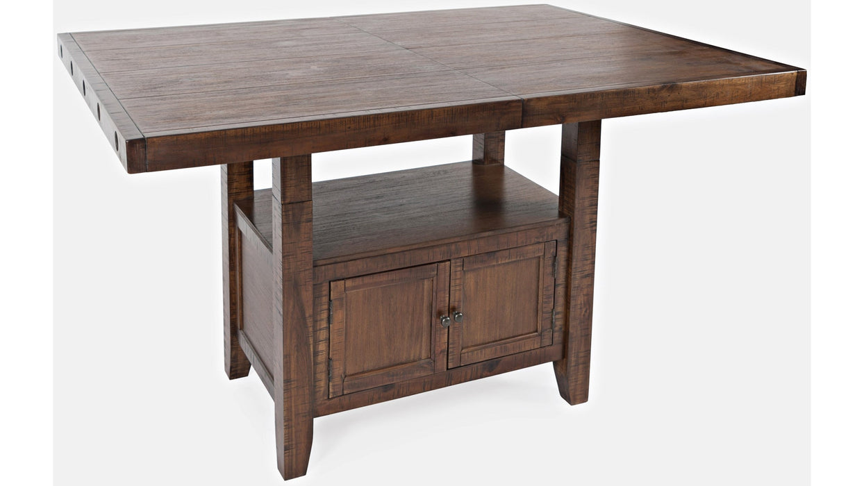 Jofran Mission Viejo High/Low Extension Table in Warm BrownBKT