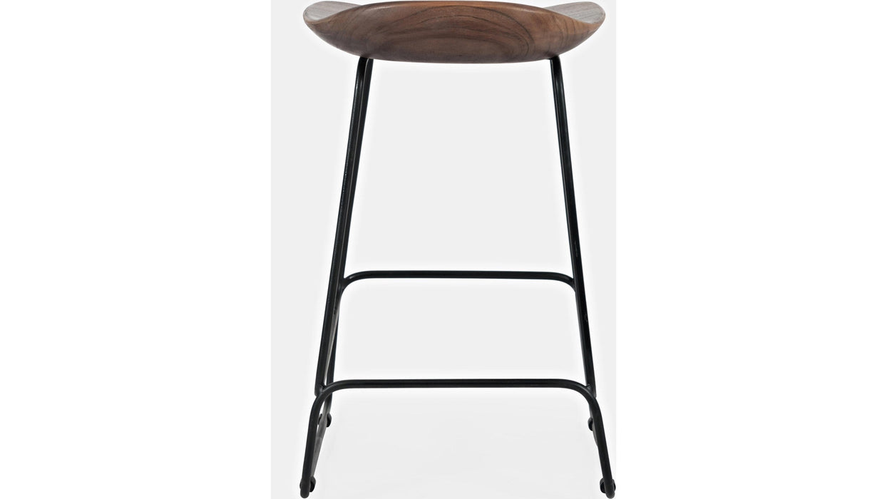 Jofran Nature's Edge Backless Stool in Slate (Set of 2)
