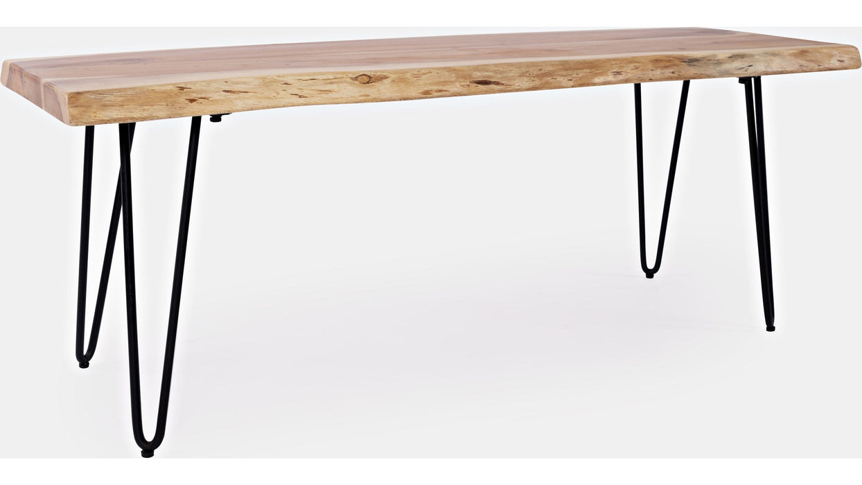 Jofran Nature's Edge Live Edge 48" Bench in Natural