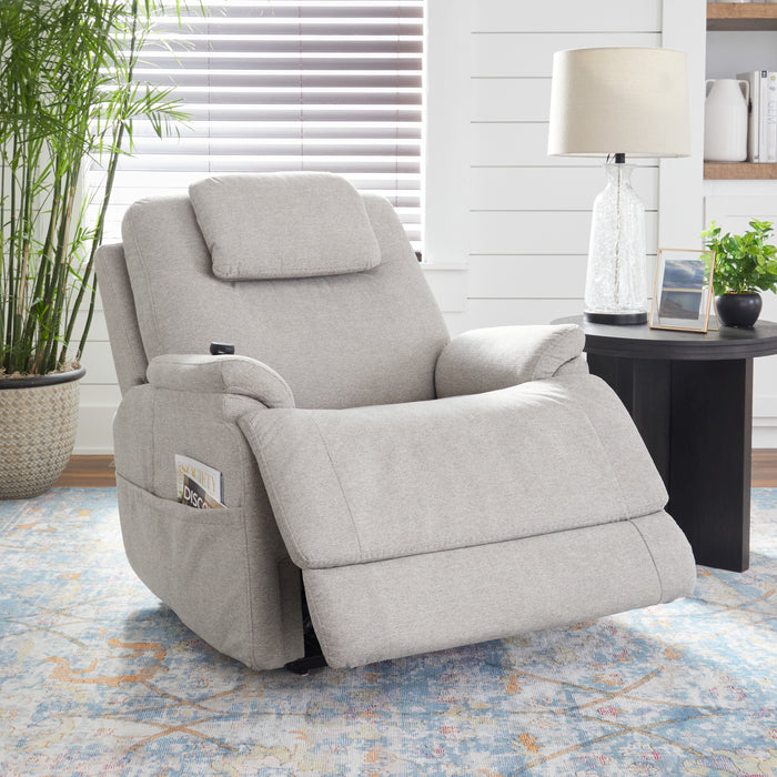 Zecliner Model 2 Petite Latitudes Power Sleep Recliner with Power Headrest & Lumbar - Dow Furniture (ME)