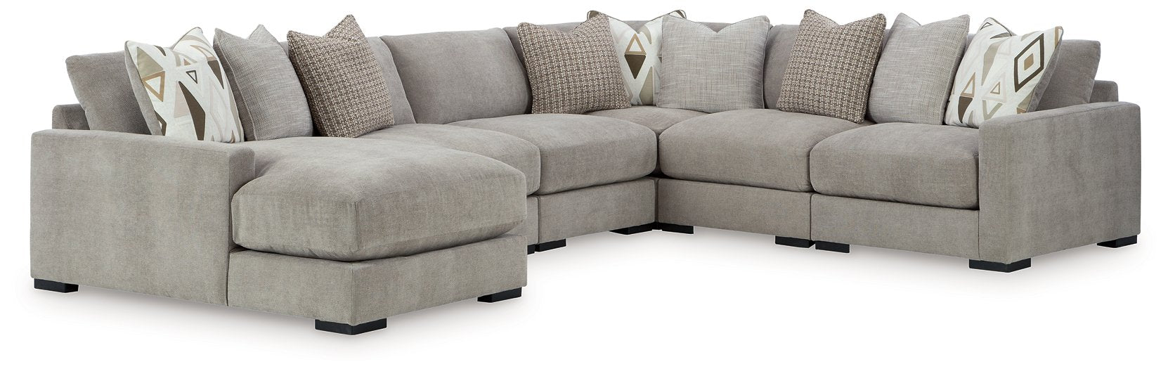 Aslan Court Sectional with Chaise - Dow Furniture (ME)