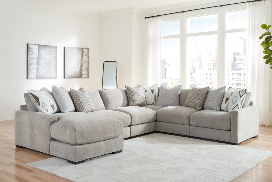 Aslan Court Sectional with Chaise - Dow Furniture (ME)