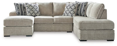 Calnita Sectional with Chaise - Dow Furniture (ME)