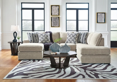 Calnita Sectional with Chaise - Dow Furniture (ME)