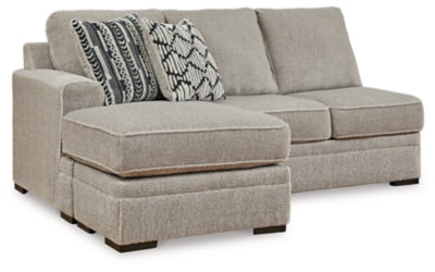Calnita Sectional with Chaise - Dow Furniture (ME)