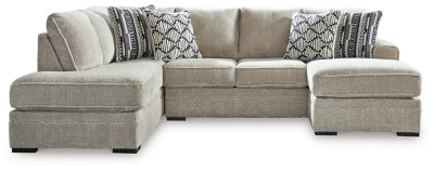 Calnita Sectional with Chaise - Dow Furniture (ME)