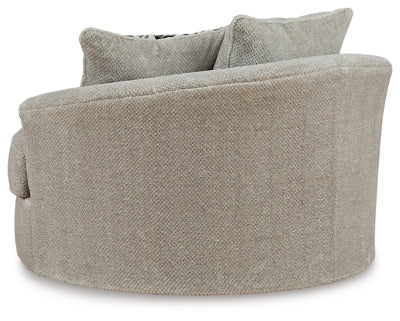 Calnita Oversized Swivel Accent Chair - Dow Furniture (ME)