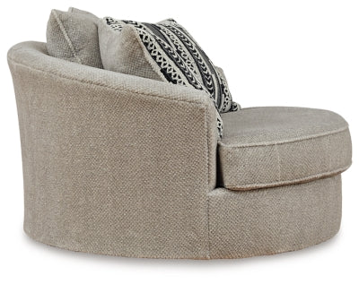Calnita Oversized Swivel Accent Chair - Dow Furniture (ME)