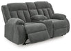 Observation Power Reclining Loveseat with Console - Dow Furniture (ME)