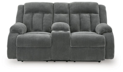 Observation Power Reclining Loveseat with Console - Dow Furniture (ME)