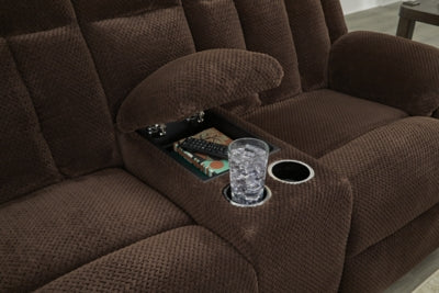 Observation Power Reclining Loveseat with Console - Dow Furniture (ME)