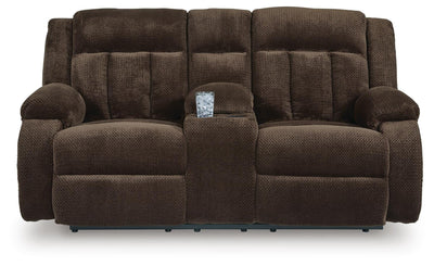 Observation Power Reclining Loveseat with Console - Dow Furniture (ME)
