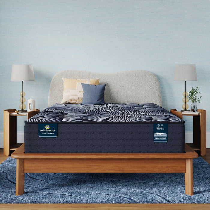Serta Perfect Sleeper X Quilted Hybrid Knox Firm Mattress - Dow Furniture (ME)