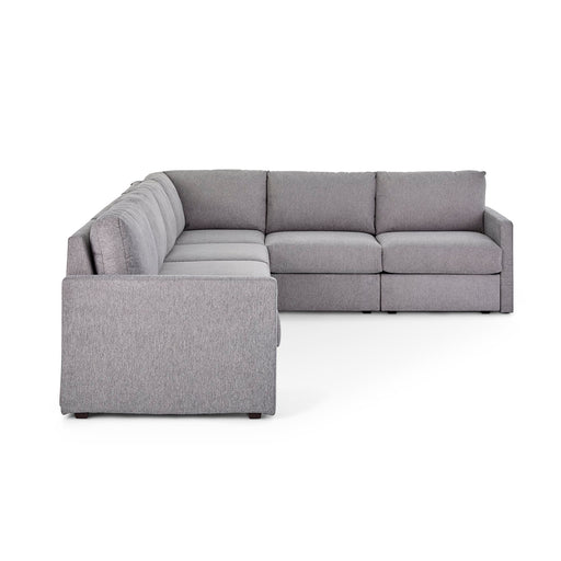Flex 6-Seat Sectional with Narrow Arm - 5000003381 - Dow Furniture (ME)