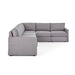 Flex 6-Seat Sectional with Narrow Arm - 5000003381 - Dow Furniture (ME)