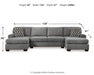 Birkdale Court Sectional - Dow Furniture (ME)