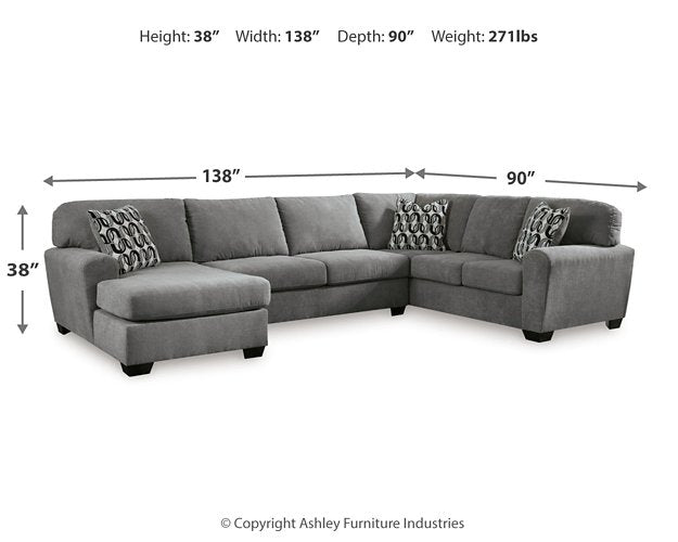 Birkdale Court Sectional with Chaise - Dow Furniture (ME)