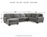 Birkdale Court Sectional with Chaise - Dow Furniture (ME)