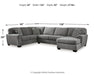 Birkdale Court Sectional with Chaise - Dow Furniture (ME)