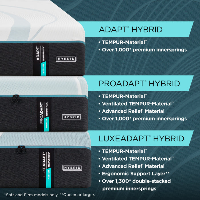 TEMPUR-LuxeAdapt® Medium Hybrid