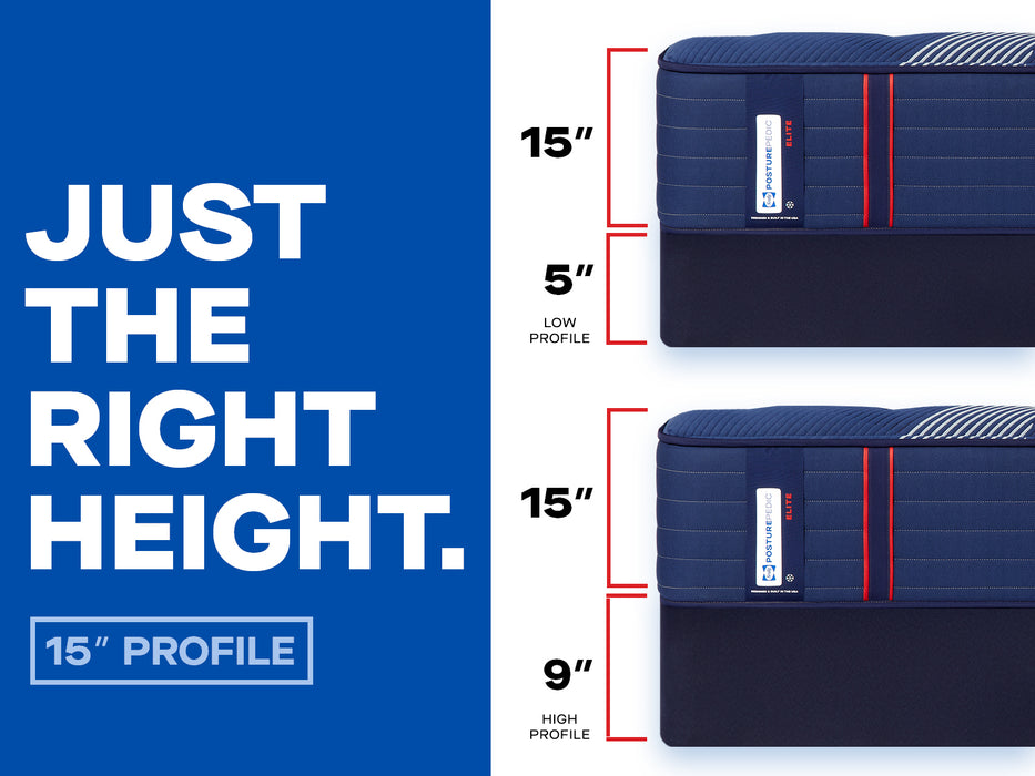 Sealy Posturepedic® Elite Brenham Medium II Mattress - Dow Furniture (ME)