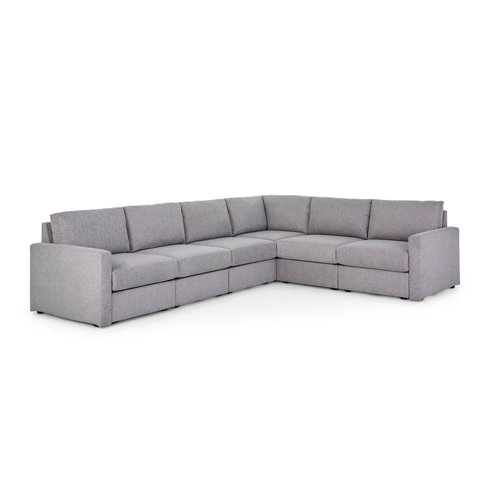 Flex 6-Seat Sectional with Standard Arm - 5000003533 - Dow Furniture (ME)
