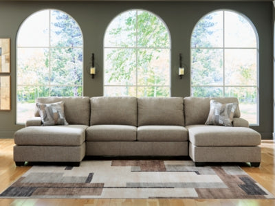 Newellen Sectional with Double Chaise - Dow Furniture (ME)