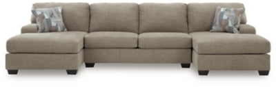 Newellen Sectional with Double Chaise - Dow Furniture (ME)