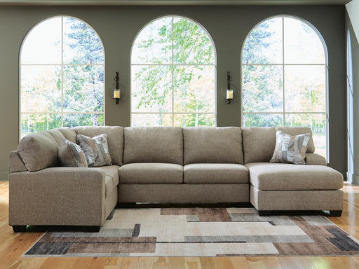 Newellen Sleeper Sectional with Chaise - Dow Furniture (ME)